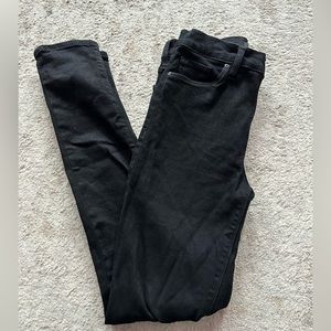 hudson barbara super skinny black size 25